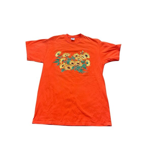 Vintage 90s Jerzees Graphic Tee – Size L - Picture 1 of 6